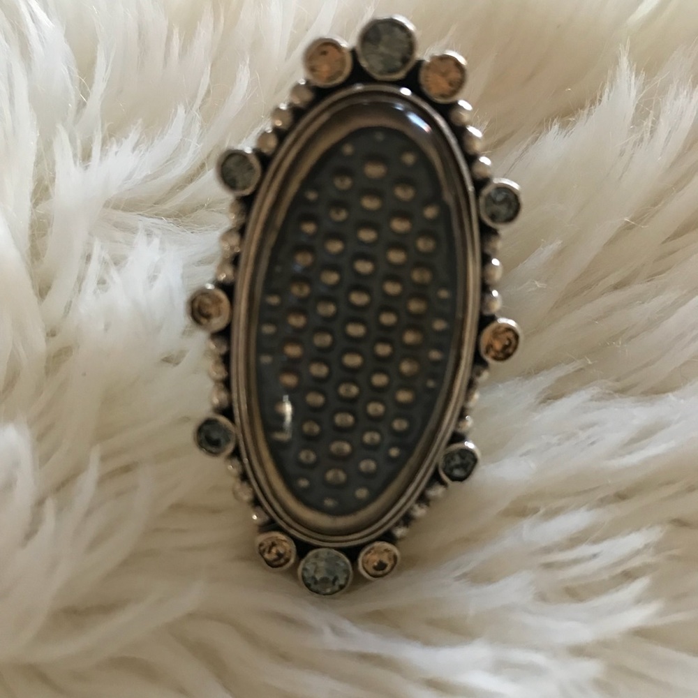 Mars & Valentine honeycomb ring